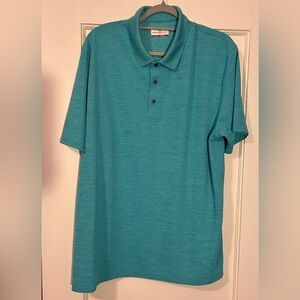 Turquoise Colored Polo Golf Shirt by Grand Slam